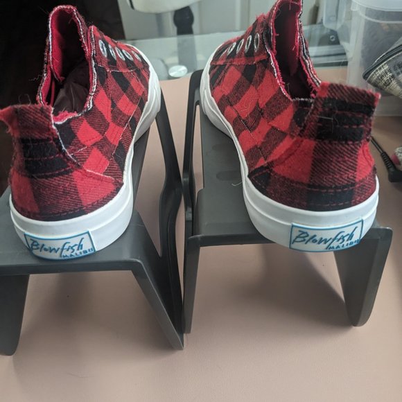 Blowfish Buffalo Check/Plaid Red and Black size 8.5 - Picture 3 of 8